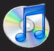 Itunes logo black